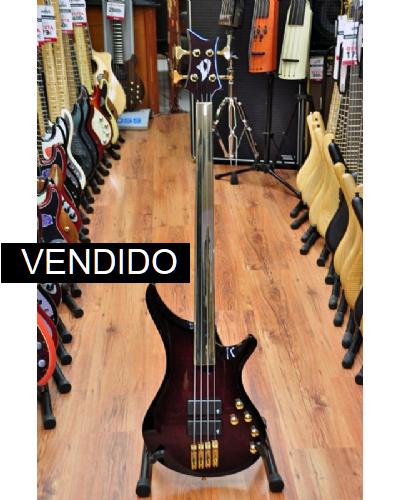 Vigier Passion IV Delta Fretless Burgundy